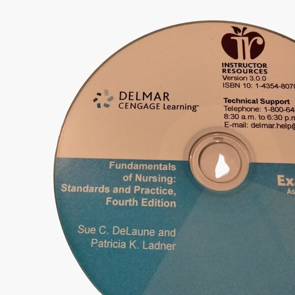 Exam View Instructor Resources CD Fundamentals Of Nursing Standards Practice - Picture 4 of 5